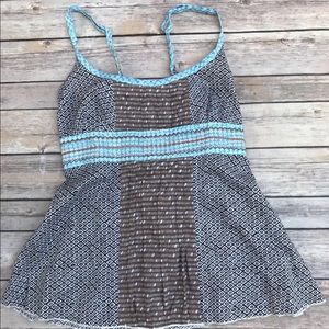 Free People Sz 6 Free People Top Boho Embroidered